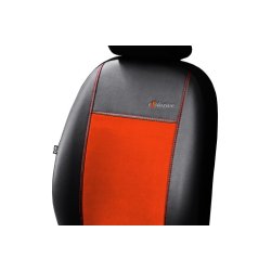 Exclusive, Orange, med eco-lder og alcantara