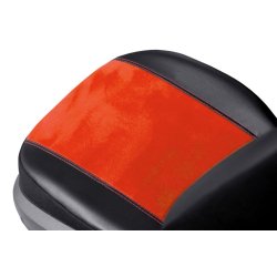 Exclusive, Orange, med eco-lder og alcantara