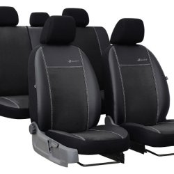 Exclusive, sort, med eco-lder og alcantara