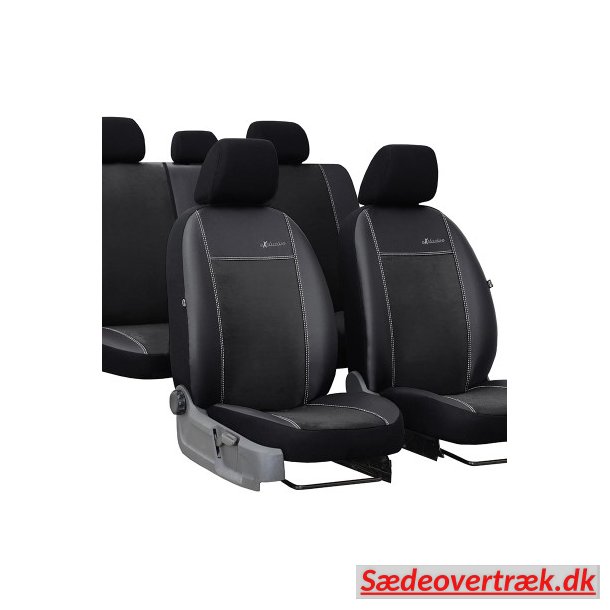 Exclusive, sort, med eco-lder og alcantara