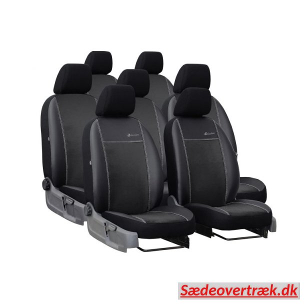Exclusive, Sort, med eco-l�der og alcantara