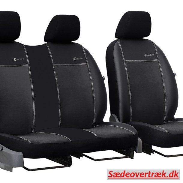 Exclusive, med eco-lder og sort alcantara