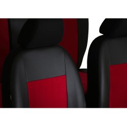 Unico rd, med eco-lder og alcantara